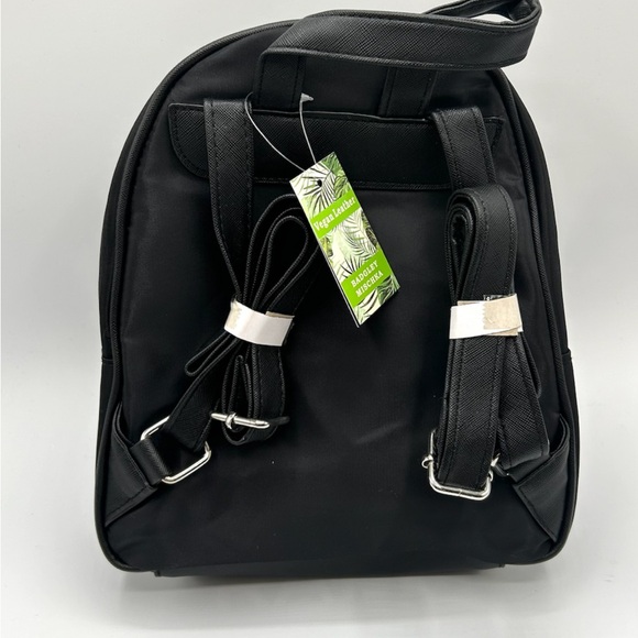 Badgley Mischka Nylon Mini Backpack in Black - NIP - Picture 2 of 4